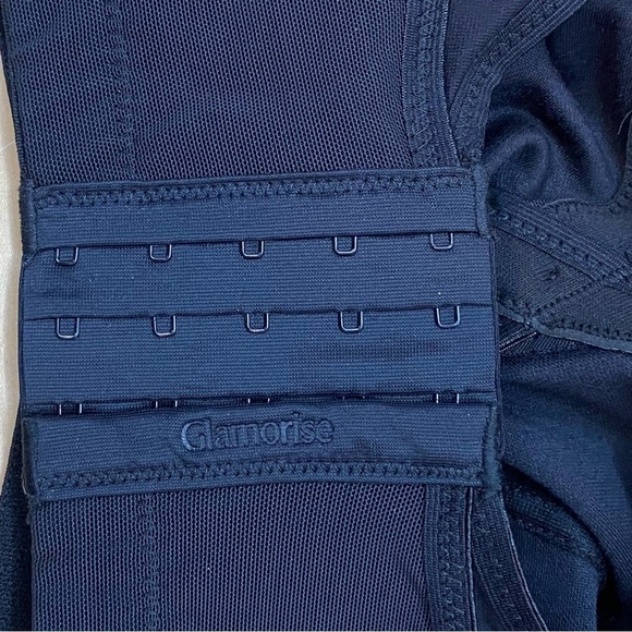 Glamorise Full Figure Plus Sz 44DD  MagicLift Active Support Bra Wirefree #1005 - Picture 7 of 8